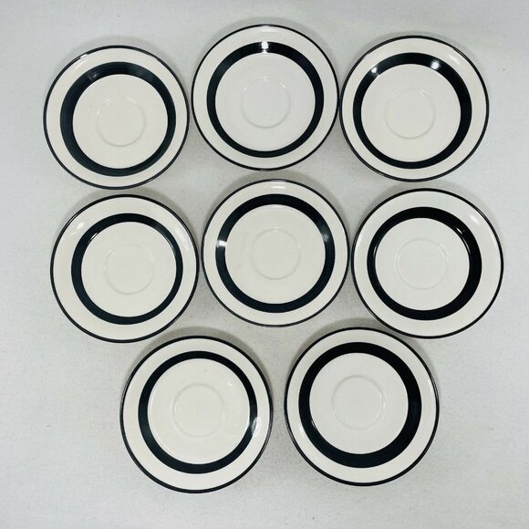 Ireland Shannon Aran Stone Dunraven Plate Dish 6” Bread Butter Set Serving Black - Picture 5 of 9